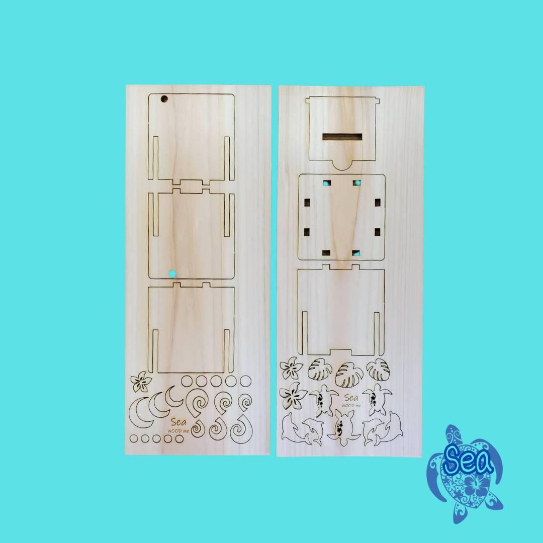 貯金箱工作キット［紀州ひのき使用］ | 5枚目